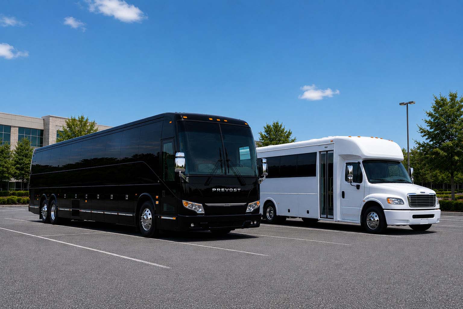 Charter bus rental in Chapel Hill, NC